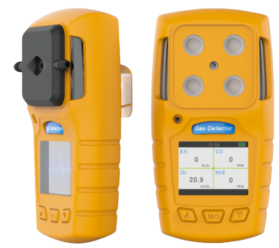 4-in-1 portable gas detector